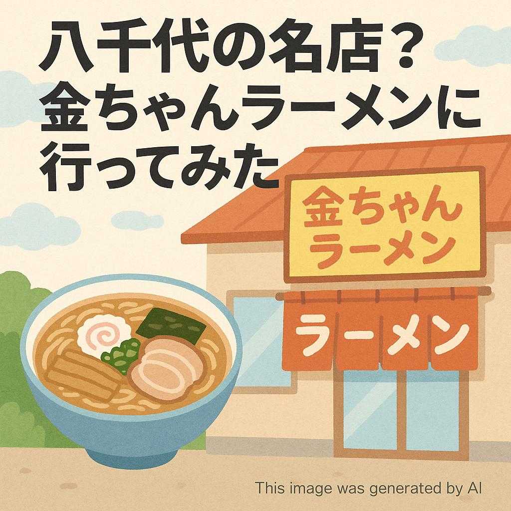 八千代の名店？金ちゃんラーメンに行ってみた