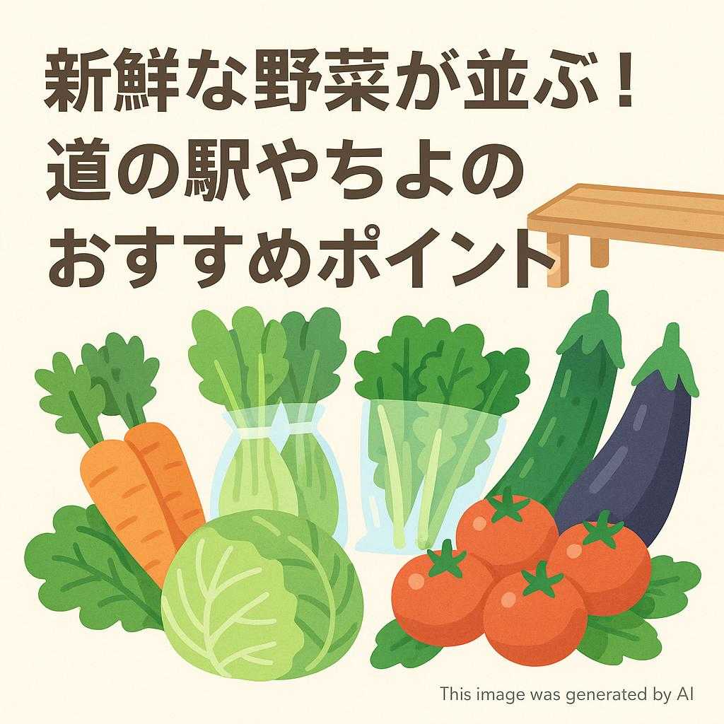 新鮮な野菜が並ぶ！道の駅やちよのおすすめポイント