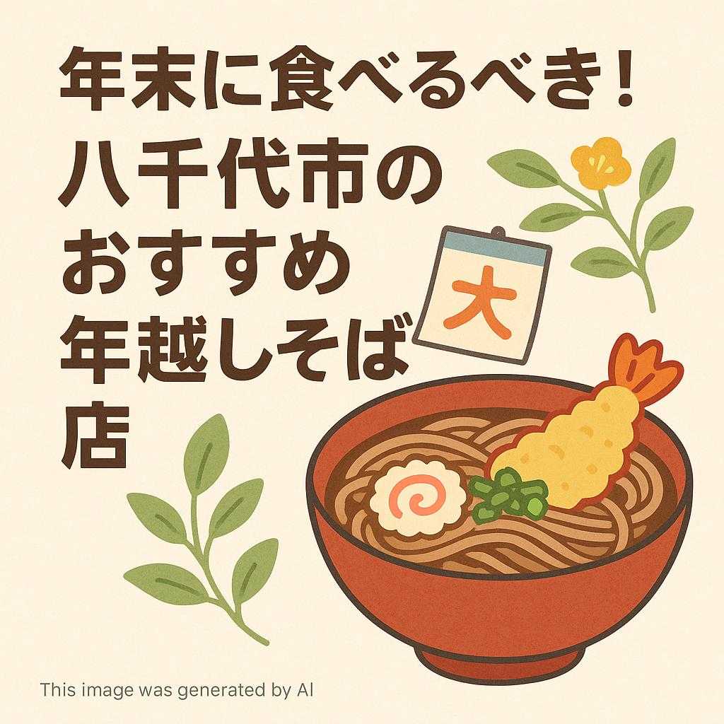 年末に食べるべき！八千代市のおすすめ年越しそば店