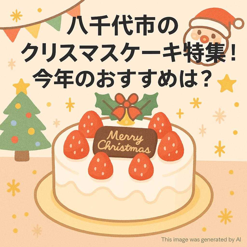 八千代市のクリスマスケーキ特集！今年のおすすめは？