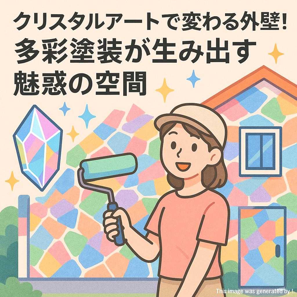 クリスタルアートで変わる外壁！多彩塗装が生み出す魅惑の空間