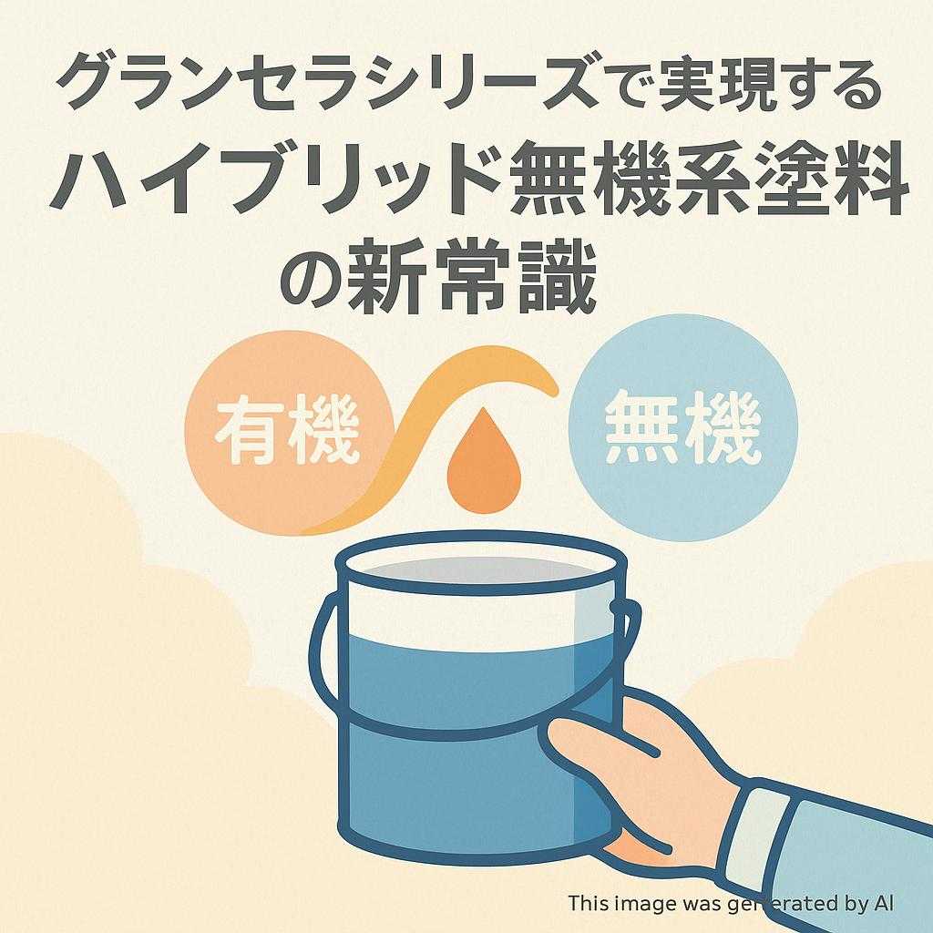 グランセラシリーズで実現するハイブリッド無機系塗料の新常識