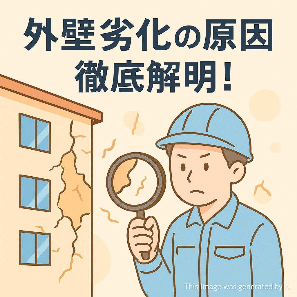 外壁劣化の原因を徹底解明！
