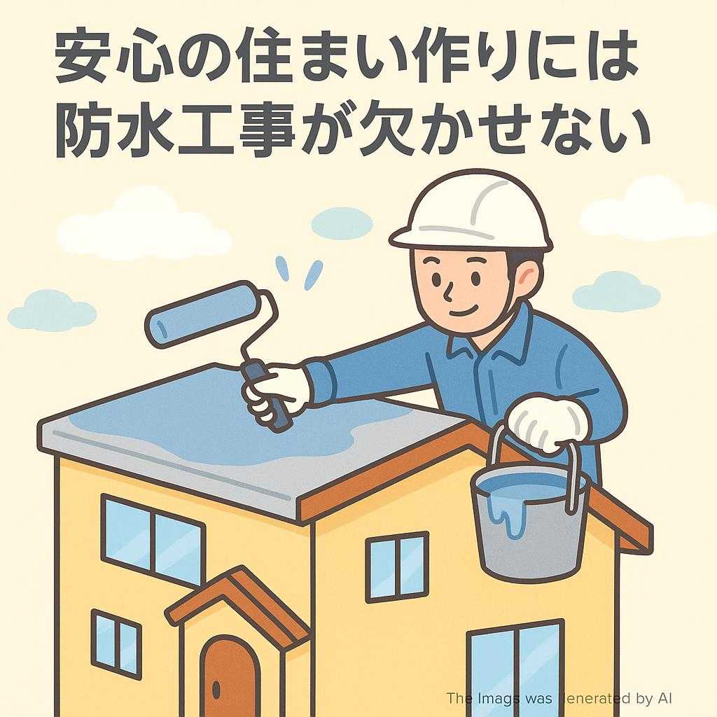 安心の住まい作りには防水工事が欠かせない