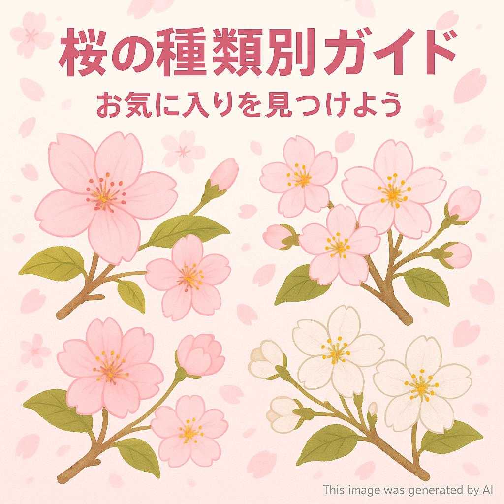 桜の種類別ガイド・お気に入りを見つけよう