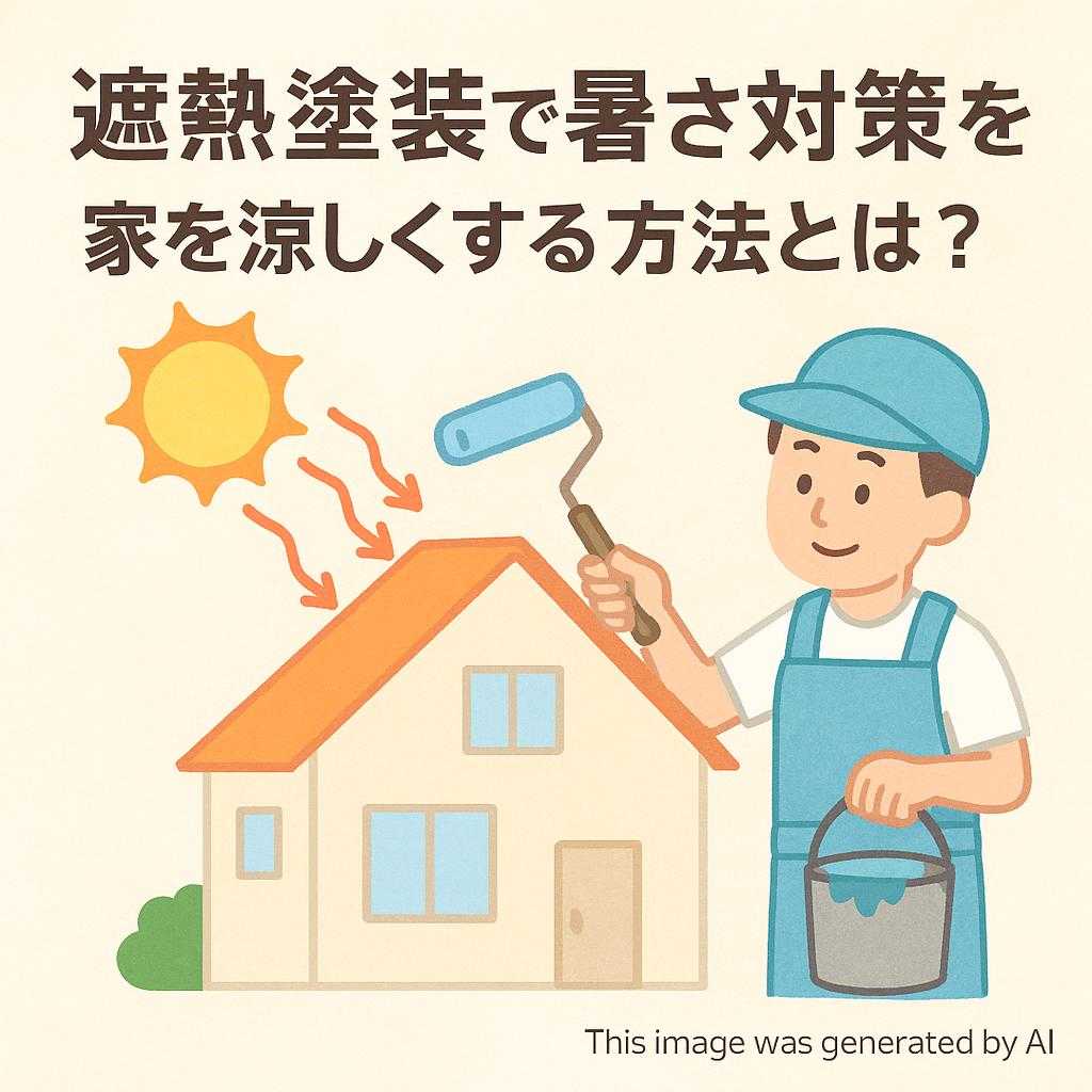 遮熱塗装で暑さ対策を！家を涼しくする方法とは？