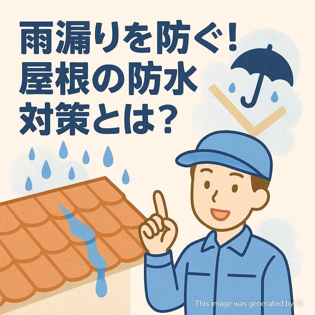 雨漏りを防ぐ!屋根の防水対策とは?