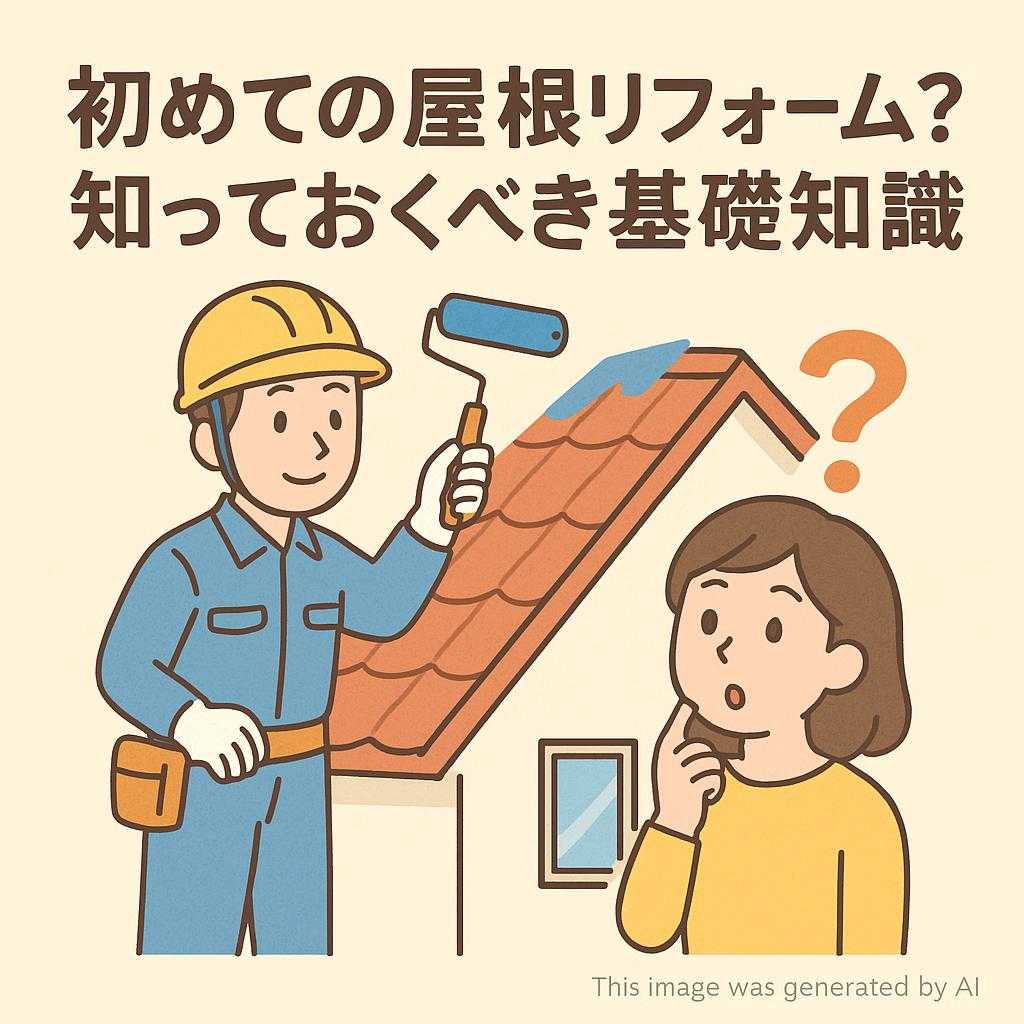 初めての屋根リフォーム?知っておくべき基礎知識