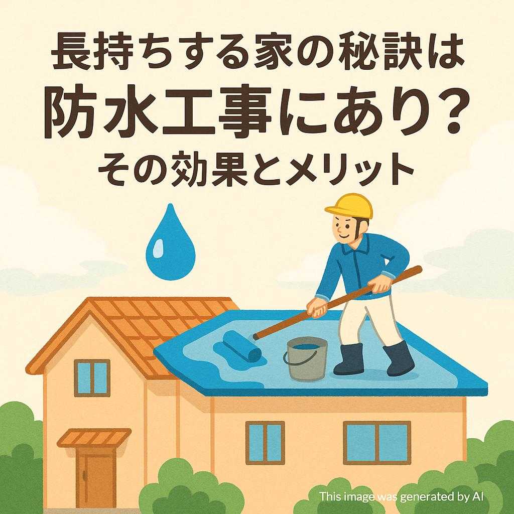長持ちする家の秘訣は防水工事にあり?その効果とメリット