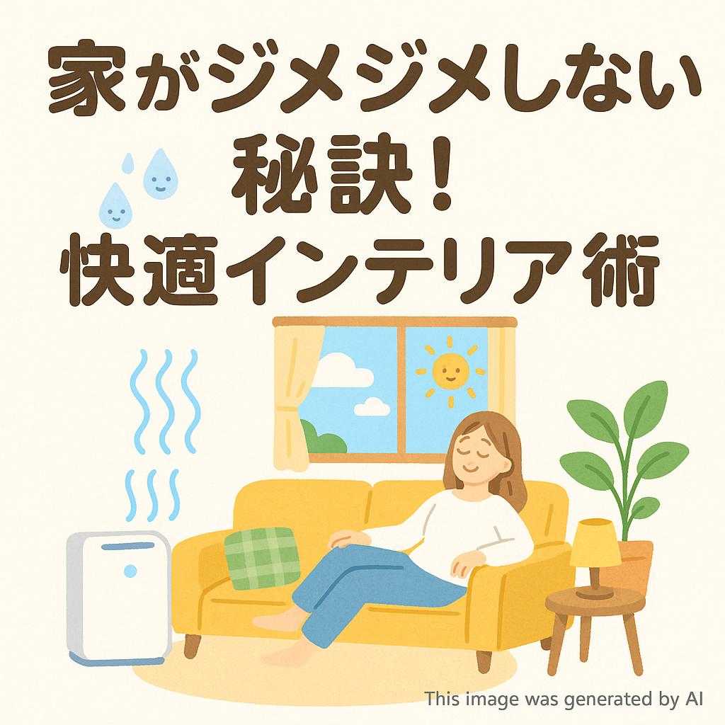 家がジメジメしない秘訣!快適インテリア術