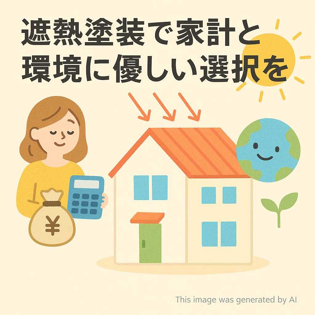 遮熱塗装で家計と環境に優しい選択を