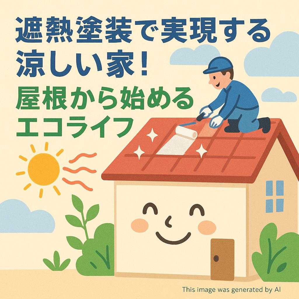 遮熱塗装で実現する涼しい家！屋根から始めるエコライフ