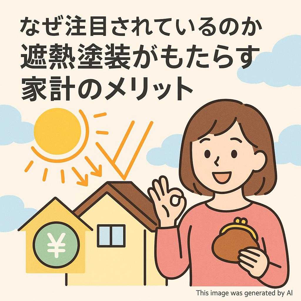 なぜ注目されているのか・遮熱塗装がもたらす家計のメリット