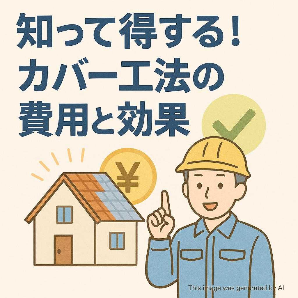 知って得する! カバー工法の費用と効果