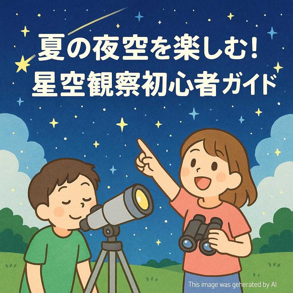 夏の夜空を楽しむ!星空観察初心者ガイド