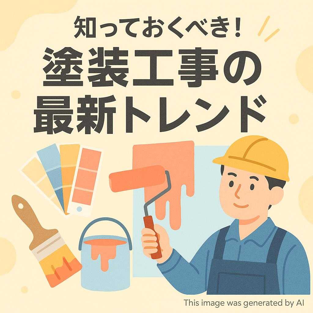 知っておくべき!塗装工事の最新トレンド