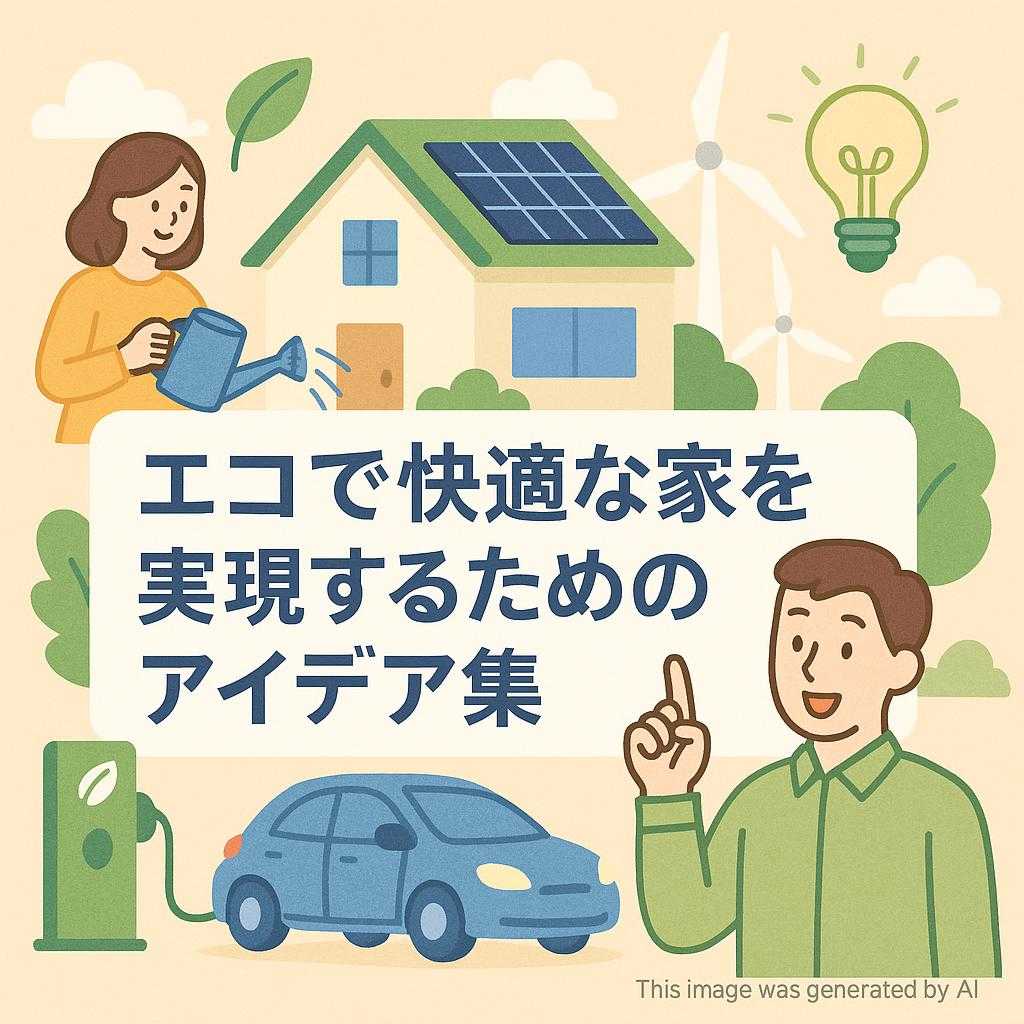 エコで快適な家を実現するためのアイデア集