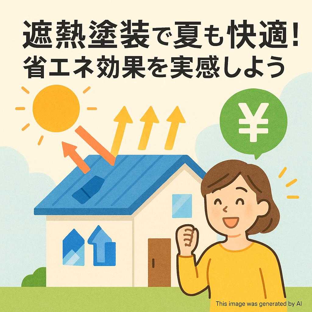 遮熱塗装で夏も快適!省エネ効果を実感しよう