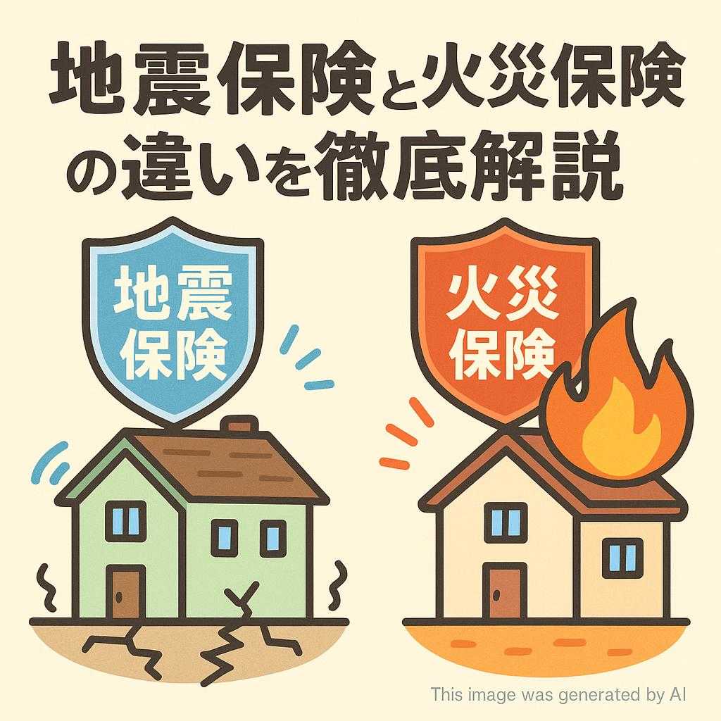 地震保険と火災保険の違いを徹底解説