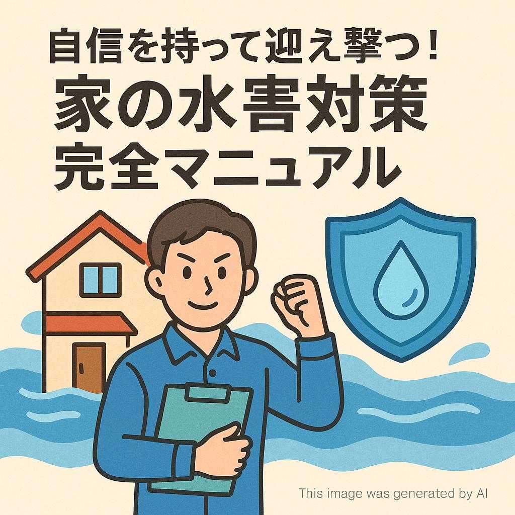 自信を持って迎え撃つ!家の水害対策完全マニュアル