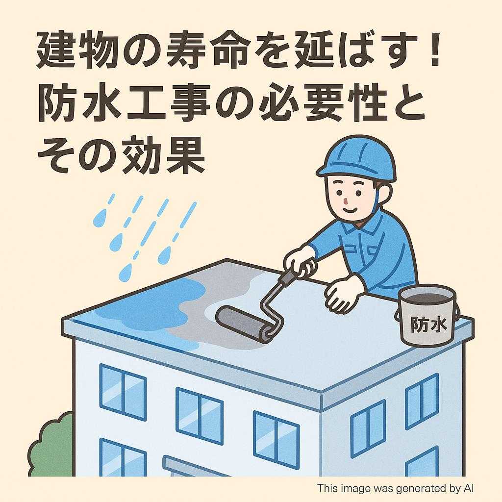 建物の寿命を延ばす!防水工事の必要性とその効果