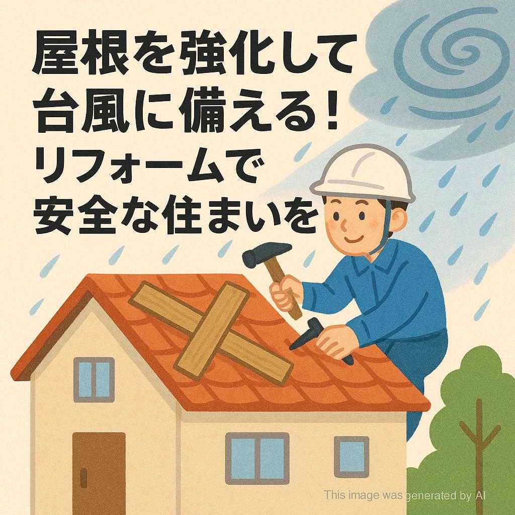 屋根を強化して台風に備える!リフォームで安全な住まいを