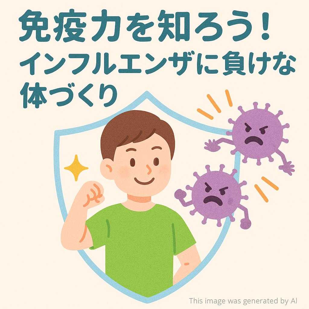 免疫力を知ろう!インフルエンザに負けない体づくり