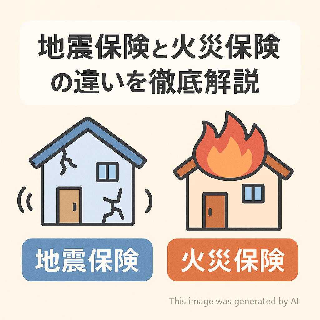 地震保険と火災保険の違いを徹底解説
