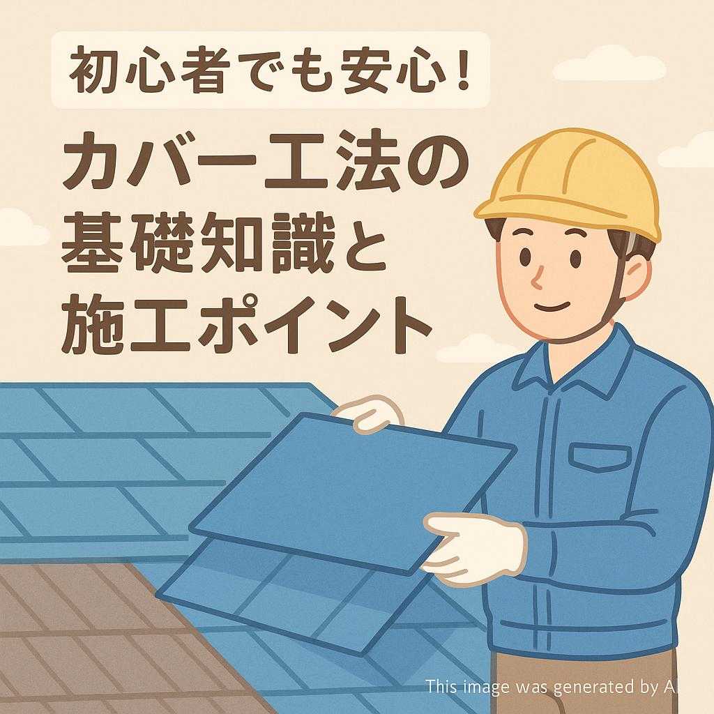 初心者でも安心!カバー工法の基礎知識と施工ポイント