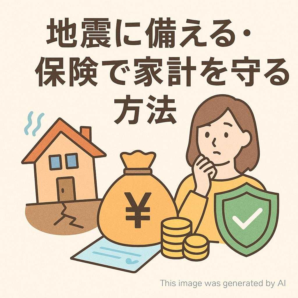 地震に備える・保険で家計を守る方法
