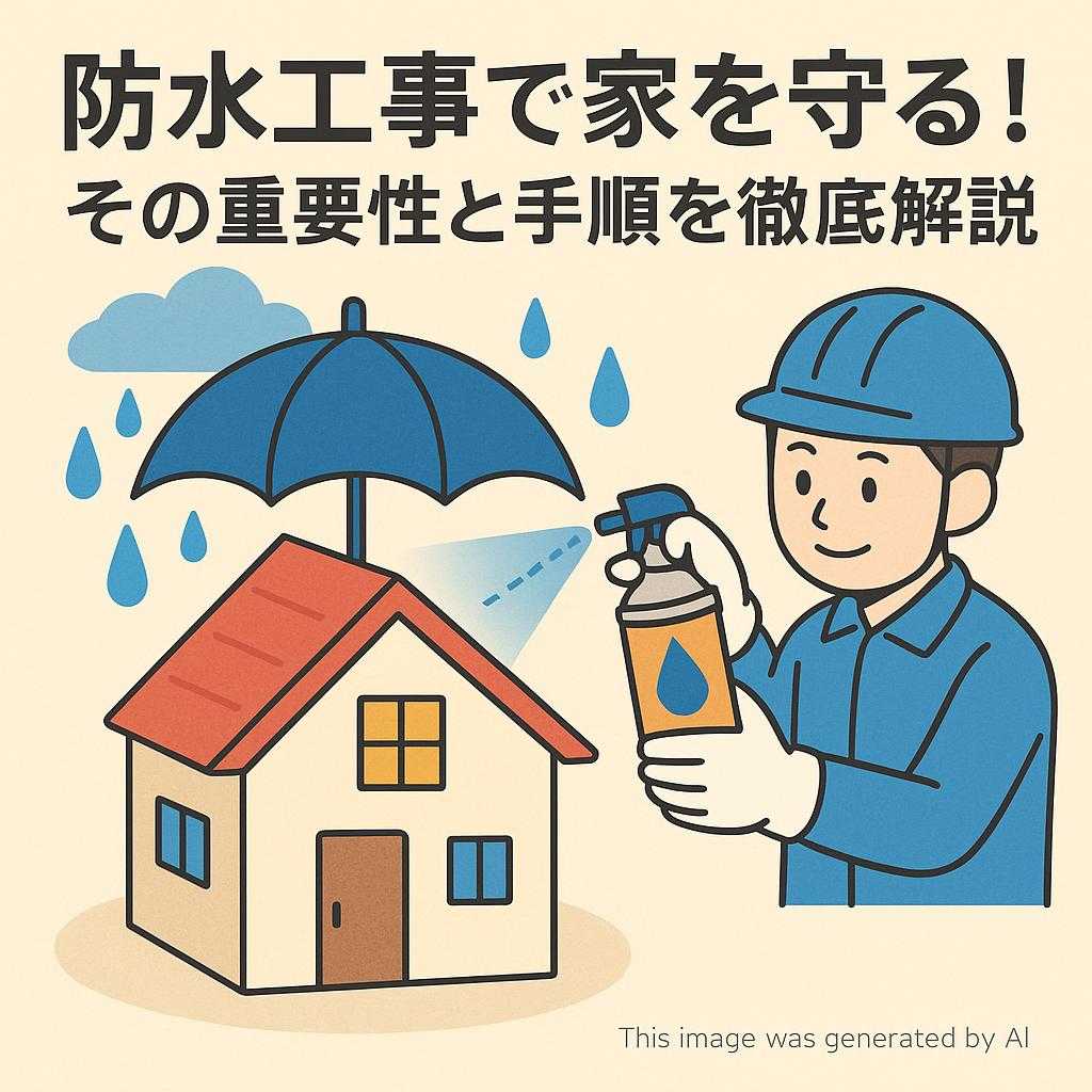 防水工事で家を守る!その重要性と手順を徹底解説