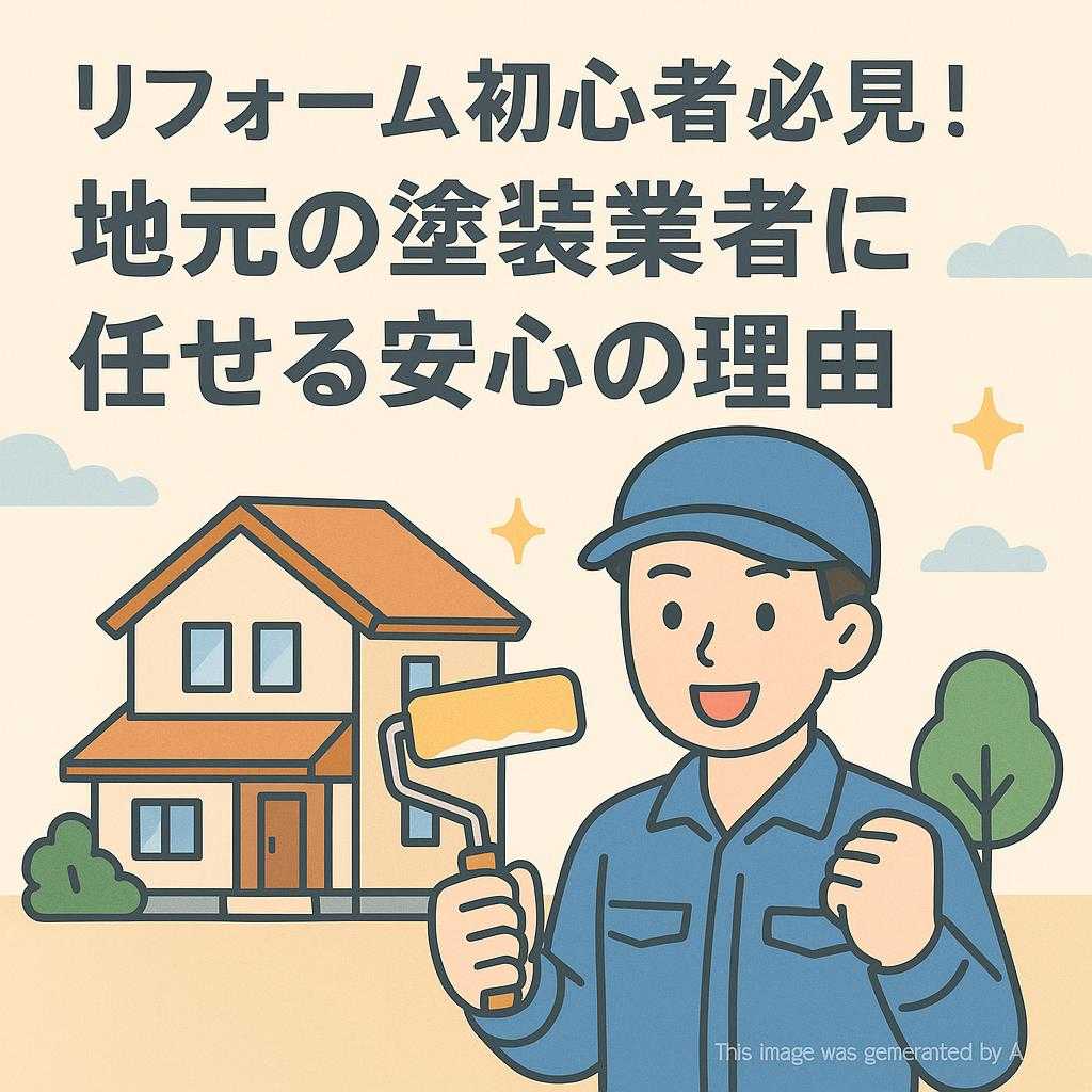 リフォーム初心者必見！地元の塗装屋業者に任せる安心の理由